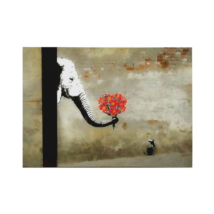 Wallity Lienzo Decorativo Banksy WY116 50 x 70 cm
